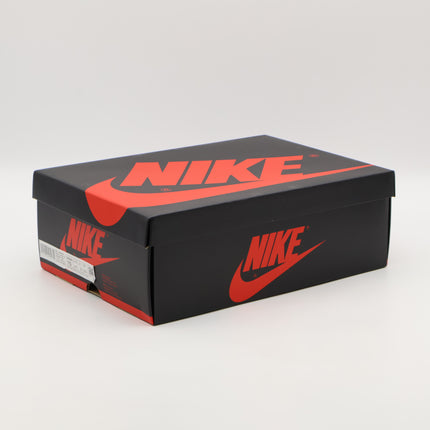 555088-126 Nike Air Jordan 1 High OG Light Smoke Grey Black Varsity Red (Men's)