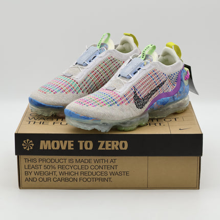 CJ6740-001 Nike Air Vapormax 2020 Flyknit Pure Platinum Multi Color Black (Men's