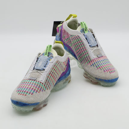 CJ6740-001 Nike Air Vapormax 2020 Flyknit Pure Platinum Multi Color Black (Men's