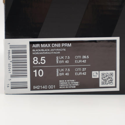 IH2140-001 PSG �~ Nike Air Max DN8 Black White (Men's)