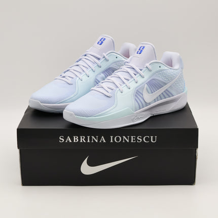 FZ1517-002 Nike Sabrina 2 Conductor Football Grey Glacier Blue White (Women's)