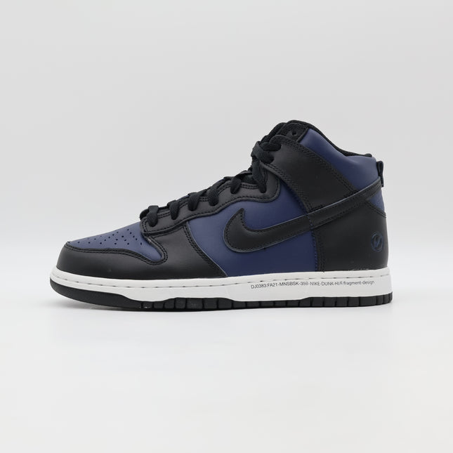 DJ0383-400 Nike Dunk High Fragment Design Tokyo Midnight Navy Black (Men's)