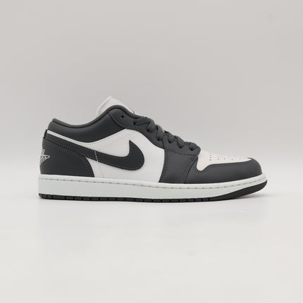 553558-044 Nike Air Jordan 1 Low Classic Grey White (Men's)