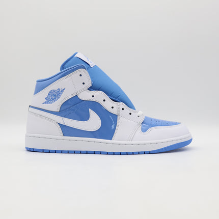 FZ2142-114 Nike Air Jordan 1 Mid White Legend Blue (Men's)