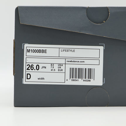 M1000BBE BEAMS Exclusive New Balance 1000 Black (Men's)