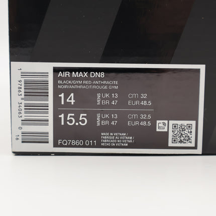 FQ7860-011 Nike Air Max DN8 Black Gym Red (Men's)