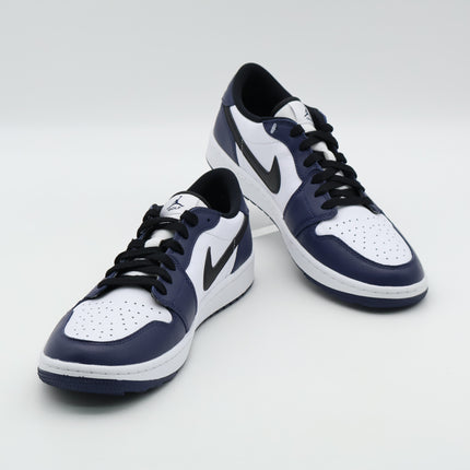 DD9315-104 Nike Air Jordan 1 Low Golf Midnight Navy Blue White Black (Men's)