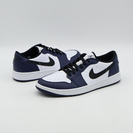 DD9315-104 Nike Air Jordan 1 Low Golf Midnight Navy Blue White Black (Men's)