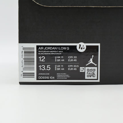 DD9315-104 Nike Air Jordan 1 Low Golf Midnight Navy Blue White Black (Men's)