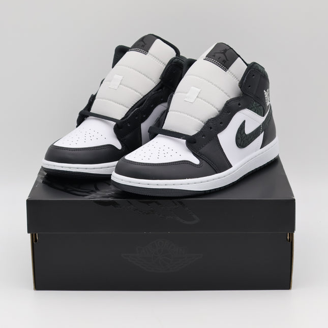 FB9911-001 Nike Air Jordan 1 Mid Panda Elephant (Men's)