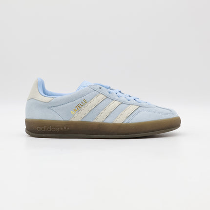 JI2717 adidas Originals Gazelle Indoor Clear Sky Off White Gum (Women's)