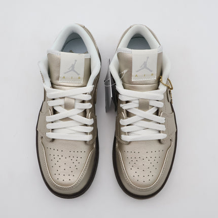 HQ3529-099 Nike Women's Air Jordan 1 Low SE Metallic Zinc (Women's)