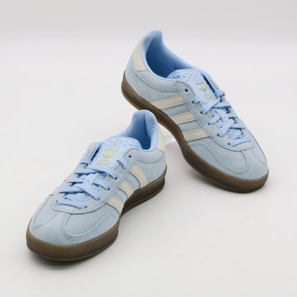 JI2717 adidas Originals Gazelle Indoor Clear Sky Off White Gum (Women's)