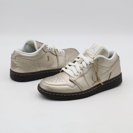 HQ3529-099 Nike Women's Air Jordan 1 Low SE Metallic Zinc (Women's)