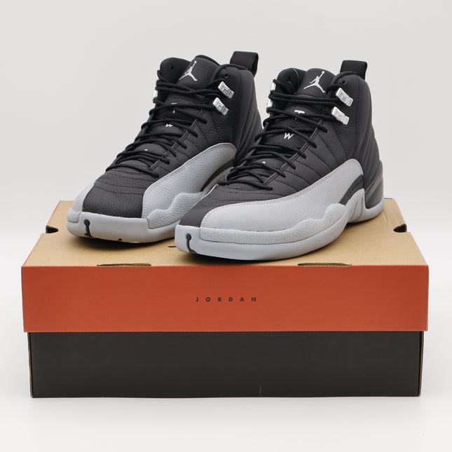 CT8013-010 Nike Air Jordan 12 Retro Barons Black and Wolf Grey (Men's)