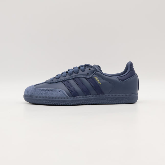 JH8803 adidas Originals Samba ADV Preloved Ink Gold Metallic (Men's)