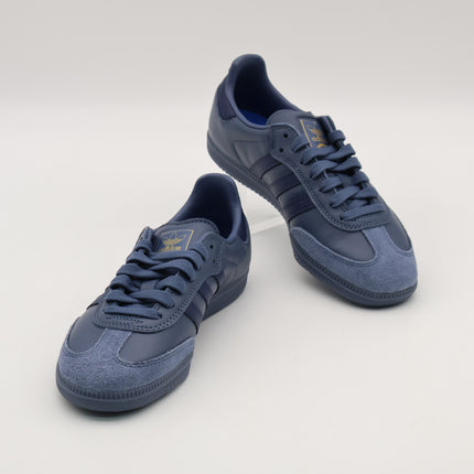 JH8803 adidas Originals Samba ADV Preloved Ink Gold Metallic (Men's)