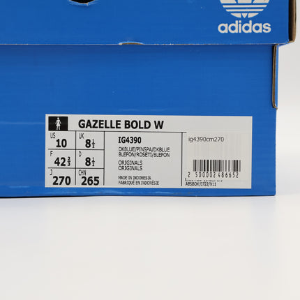 IG4390 adidas Originals Gazelle Bold Dark Blue Pink Spark (Women's)