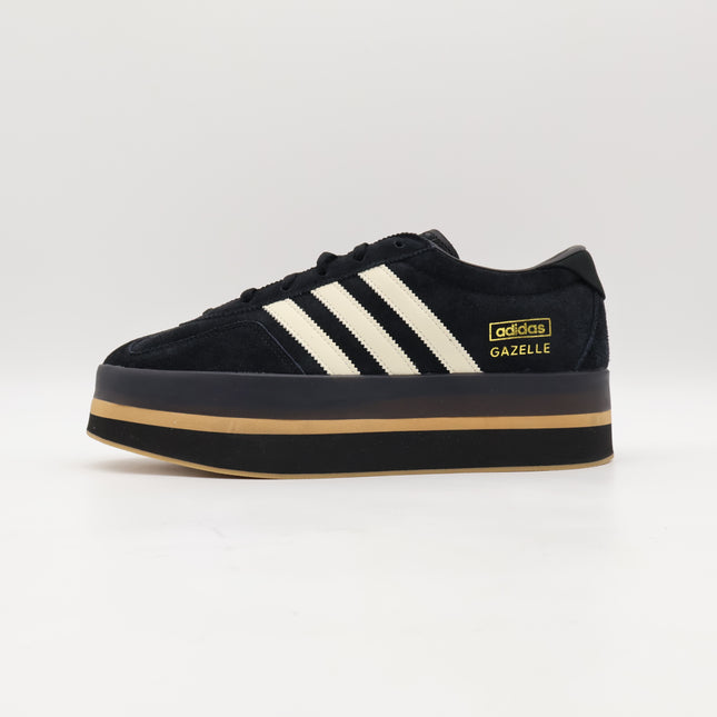JS0239 adidas Originals Gazelle Stack Core Black Cream White Gum (Women's)