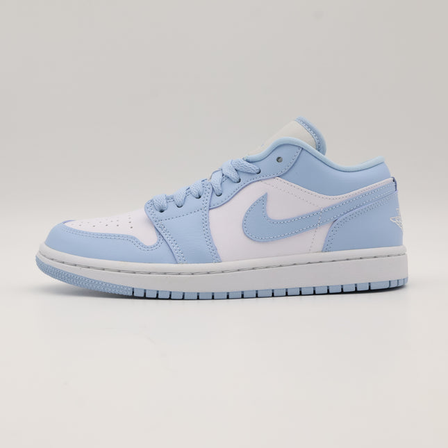 DC0774-141 Nike Jordan 1 Low Aluminum Ice Blue White Sky University (Women's)