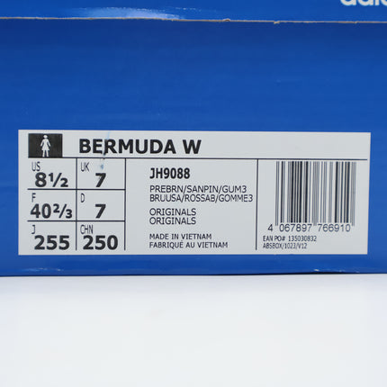 JH9088 adidas Originals Bermuda Preloved Brown Sandy Pink Gum (Women's)