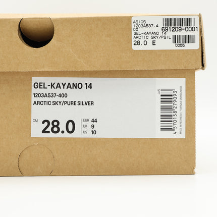 1203A537-400 Asics Gel-Kayano 14 Arctic Sky (Men's)