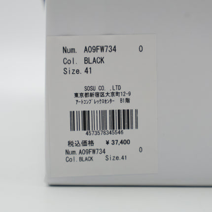 A09FW734-BLACK Maison MIHARA YASUHIRO HANK Original Sole Canvas (Men's)