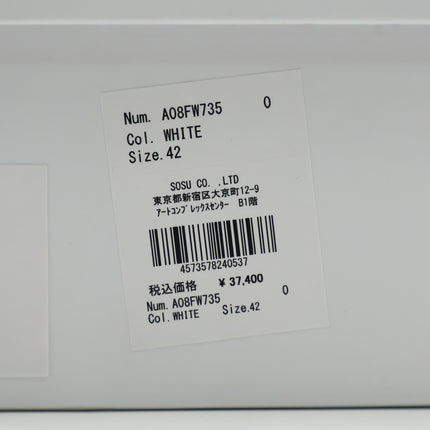 A08FW735-white Maison MIHARA YASUHIRO BLAKEY Original Sole Canvas Low cut (Men's