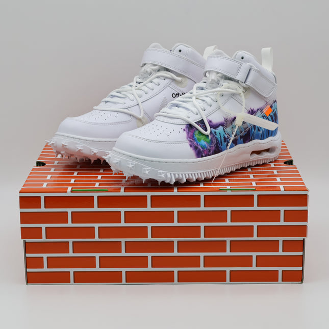 DR0500-100 Off-White Nike Air Force 1 Mid Graffiti (Men's)