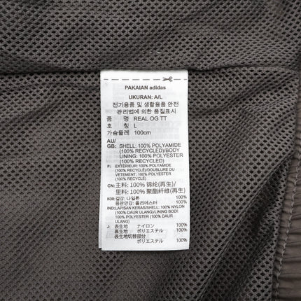 JI9479 adidas Real Madrid Lifestyle OG Track Top Charcoal Dark Gray