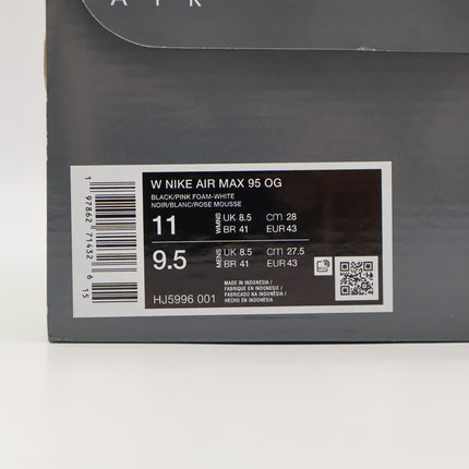 HJ5996-001 Nike  Air Max 95 Big Bubble Pink Foam (Women's)