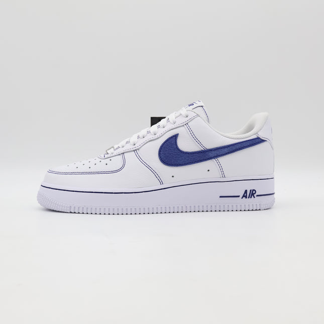 HQ2037-100 Nike Air Force 1 Low Blue Stitch (Men's)