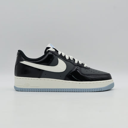 IB7676-001 Nike Air Force 1 Low Black Armory Blue Iron Grey Sail (Men's)