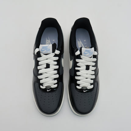 IB7676-001 Nike Air Force 1 Low Black Armory Blue Iron Grey Sail (Men's)