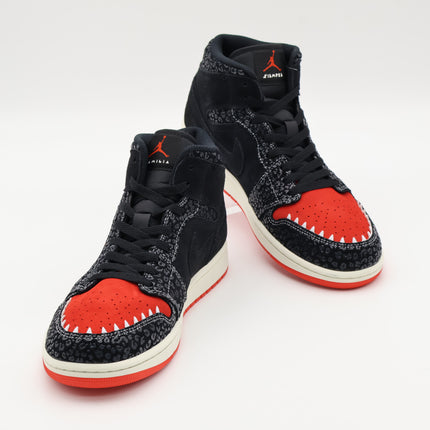 DN4904-001 Nike Air Jordan 1 Mid Siempre Familia Roma Green Chile Red (Men's)