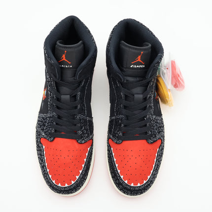 DN4904-001 Nike Air Jordan 1 Mid Siempre Familia Roma Green Chile Red (Men's)