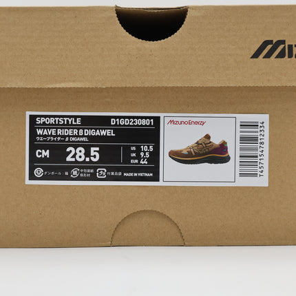 D1GD230801 Digawel Mizuno Wave Rider ƒÀ Brown Purple (Men's)