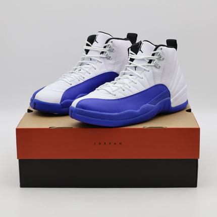 CT8013-140 Nike Air Jordan 12 Retro White and Game Royal (Men's)