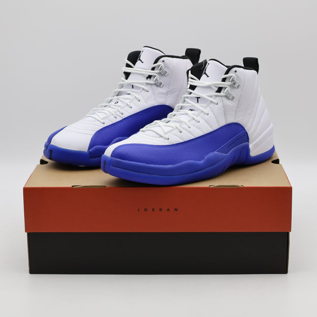 CT8013-140 Nike Air Jordan 12 Retro White and Game Royal (Men's)