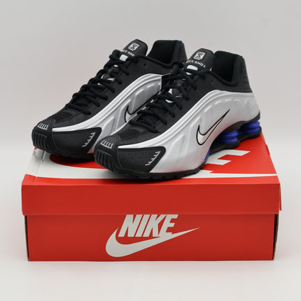 AR3565-006 Nike Shox R4 Black Metallic Silver Racer Blue (Women's)