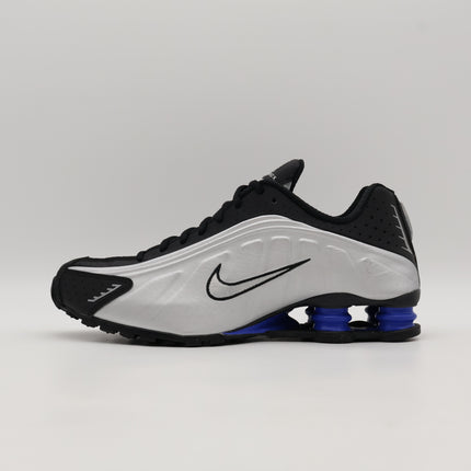 AR3565-006 Nike Shox R4 Black Metallic Silver Racer Blue (Women's)