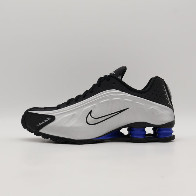 AR3565-006 Nike Shox R4 Black Metallic Silver Racer Blue (Women's)