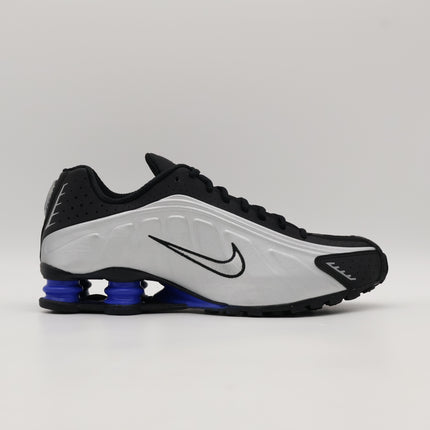 AR3565-006 Nike Shox R4 Black Metallic Silver Racer Blue (Women's)