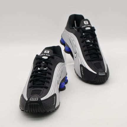 AR3565-006 Nike Shox R4 Black Metallic Silver Racer Blue (Women's)
