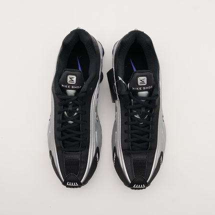 AR3565-006 Nike Shox R4 Black Metallic Silver Racer Blue (Women's)