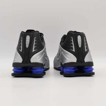 AR3565-006 Nike Shox R4 Black Metallic Silver Racer Blue (Women's)