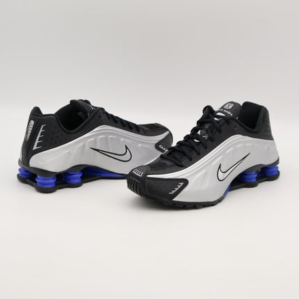 AR3565-006 Nike Shox R4 Black Metallic Silver Racer Blue (Women's)