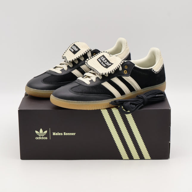 IE0580 Wales Bonner adidas Samba Pony Tonal Low Core Black Cream White (Men's)