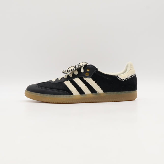 IE0580 Wales Bonner adidas Samba Pony Tonal Low Core Black Cream White (Men's)