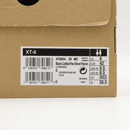 L47690400 Salomon XT-6 Black Coffee (Men's)